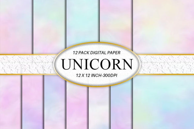 Digital paper Blur texture unicorn color background Digital Pattern artnoy 
