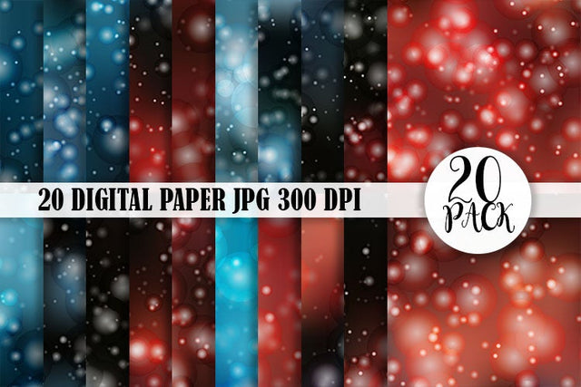 Digital Paper bokeh galaxy gradient color background Digital Pattern artnoy 