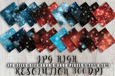 Digital Paper bokeh galaxy gradient color background Digital Pattern artnoy 