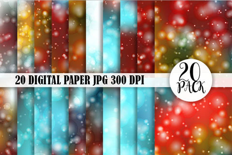 Digital Paper bokeh gradient color background Digital Pattern artnoy 