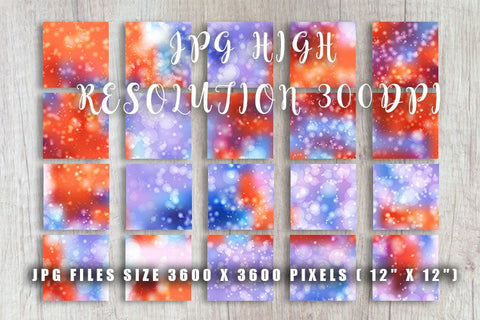 Digital Paper bokeh gradient color background Digital Pattern artnoy 