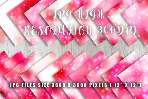 Digital Paper bokeh pink gradient color background Digital Pattern artnoy 