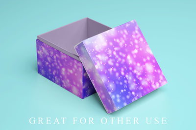 Digital paper bokeh unicorn color background Digital Pattern artnoy 