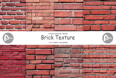 Digital Paper Brick Texture Digital Pattern artnoy 