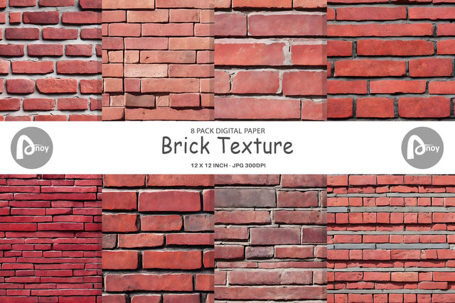 Digital Paper Brick Texture Digital Pattern artnoy 