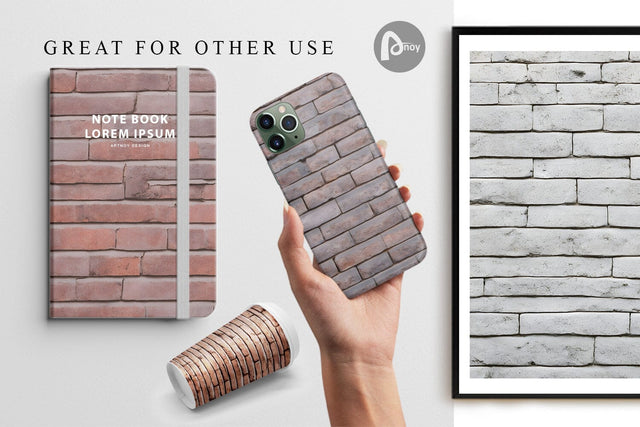 Digital Paper Brick Wall Texture Digital Pattern artnoy 
