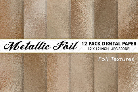 Digital Paper Brown Metallic foil texture background Digital Pattern artnoy 