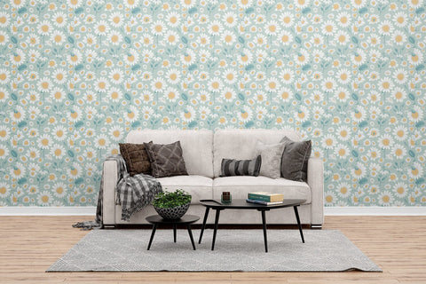 Digital Paper Daisy Seamless Patterns Digital Pattern artnoy 