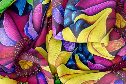 Digital paper flower illustration seamless pattern Digital Pattern artnoy 