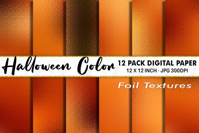 Digital Paper foil texture and gradient halloween color background Digital Pattern artnoy 
