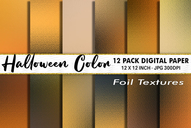 Digital Paper foil texture and gradient halloween color background Digital Pattern artnoy 