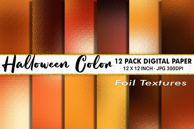 Digital Paper foil texture and gradient halloween color background Digital Pattern artnoy 