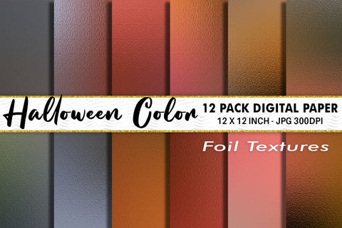 Digital Paper foil texture and gradient halloween color background Digital Pattern artnoy 