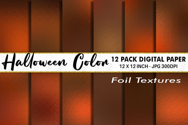 Digital Paper foil texture and gradient halloween color background Digital Pattern artnoy 