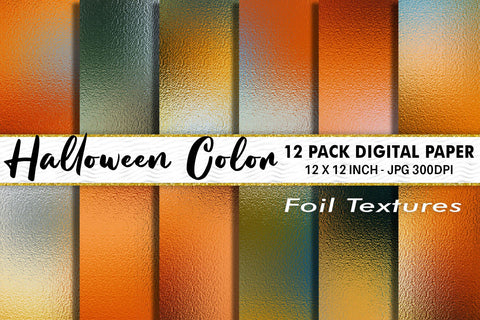 Digital Paper foil texture and gradient halloween color background Digital Pattern artnoy 