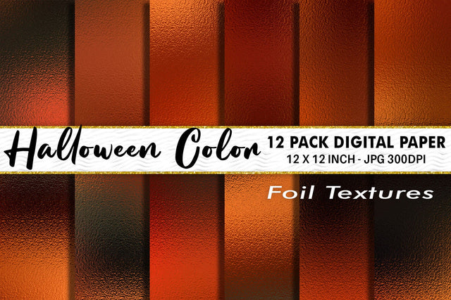 Digital Paper foil texture and gradient halloween color background Digital Pattern artnoy 