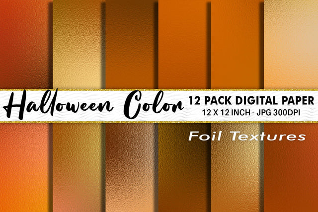 Digital Paper foil texture and gradient halloween color background Digital Pattern artnoy 