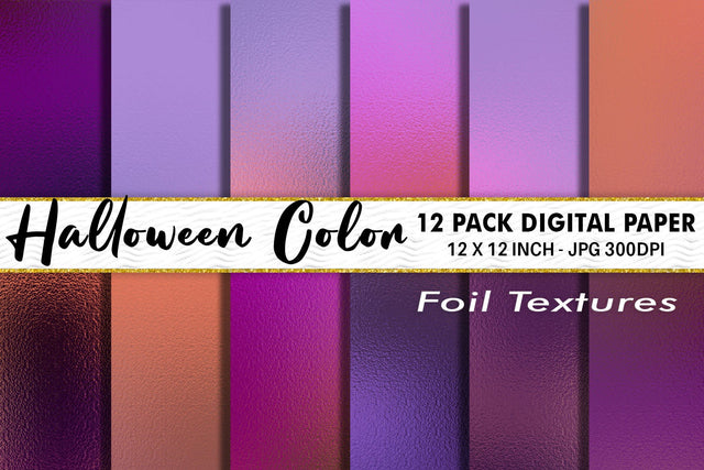 Digital Paper foil texture and gradient halloween color background Digital Pattern artnoy 