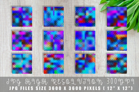 Digital Paper geometric pattern with gradient Bright color background Digital Pattern artnoy 