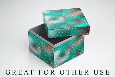 Digital Paper geometric pattern with gradient turquoise color background Digital Pattern artnoy 