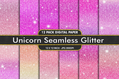 Digital Paper glitter texture and gradient pink color background Digital Pattern artnoy 