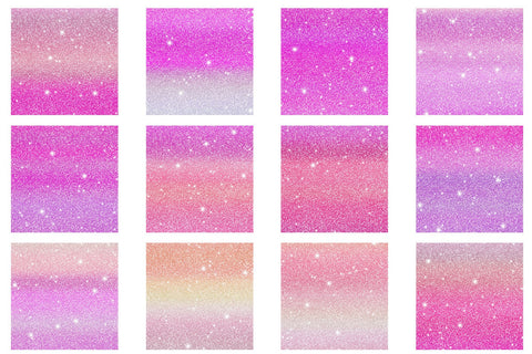 Digital Paper glitter texture and gradient pink color background Digital Pattern artnoy 
