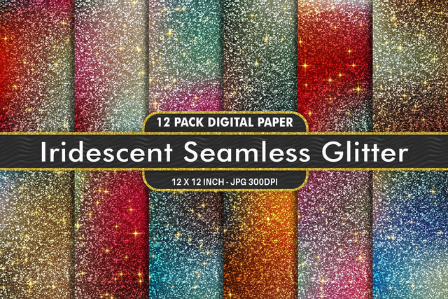 Digital Paper glitter texture and iridescent gradient color background Digital Pattern artnoy 