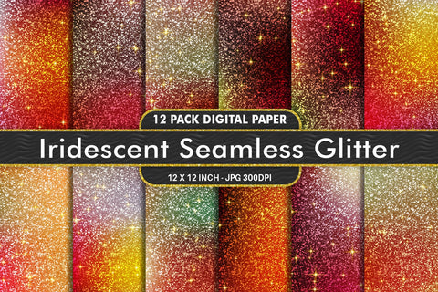 Digital Paper glitter texture and iridescent gradient color background Digital Pattern artnoy 