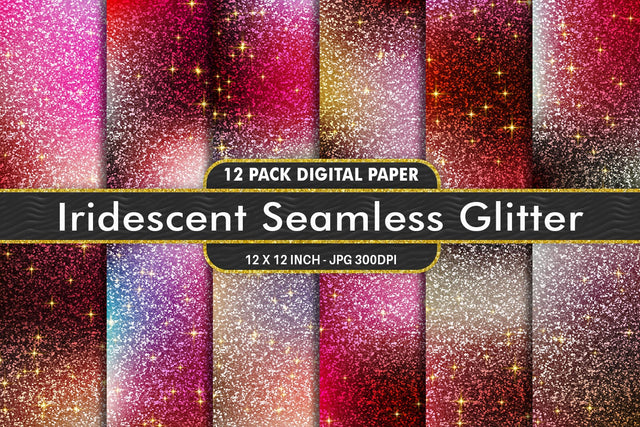 Digital Paper glitter texture and iridescent gradient color background Digital Pattern artnoy 