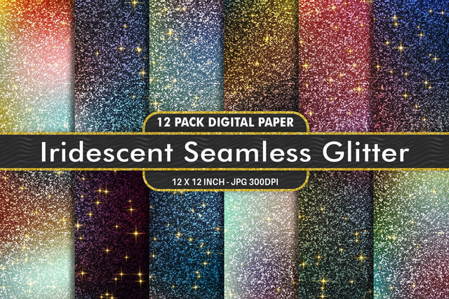 Digital Paper glitter texture and iridescent gradient color background Digital Pattern artnoy 