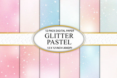 Digital paper glitter texture pastel color with light sparkle background Digital Pattern artnoy 