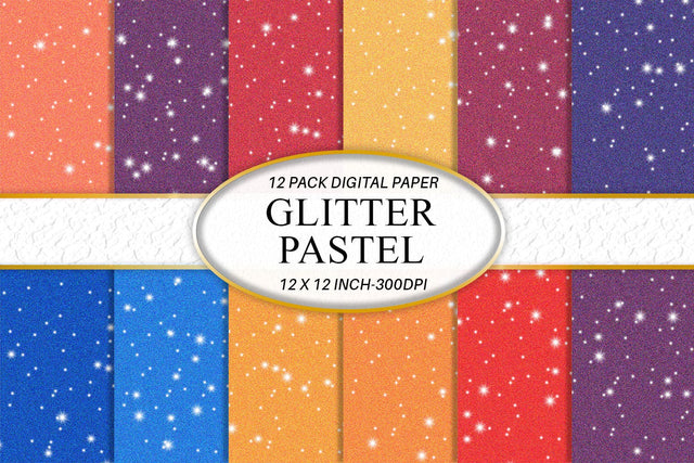 Digital paper glitter texture with light sparkle background Digital Pattern artnoy 