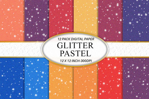 Digital paper glitter texture with light sparkle background Digital Pattern artnoy 