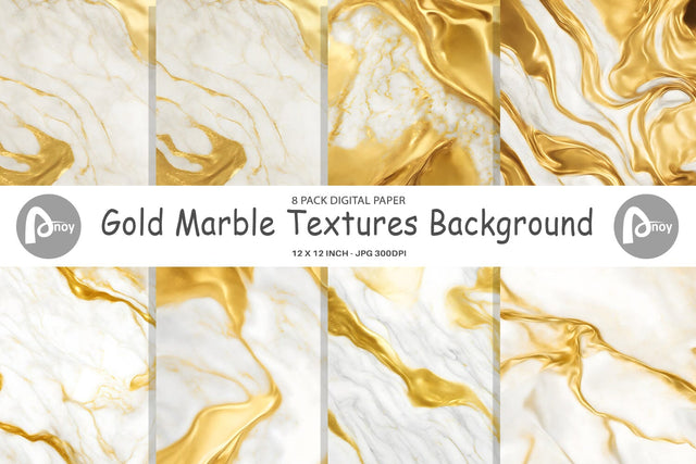 Digital Paper Gold Marble Textures Digital Pattern artnoy 