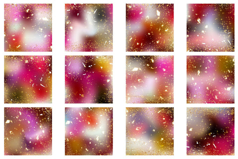 Digital Paper gold sparkle glitter and gradient pink color background Digital Pattern artnoy 