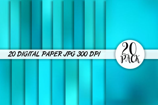 Digital Paper gradient blue background Digital Pattern artnoy 