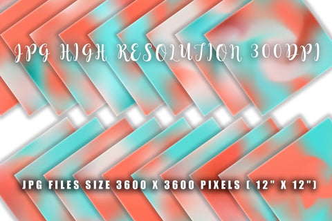 digital paper gradient blue light and orange background Digital Pattern artnoy 