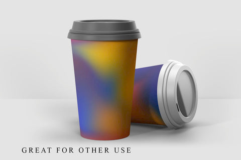 Digital paper gradient blue yellow background Digital Pattern artnoy 