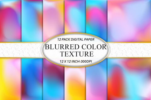 Digital paper gradient blur color background Digital Pattern artnoy 
