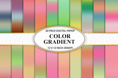 Digital paper gradient blur colorful background Digital Pattern artnoy 