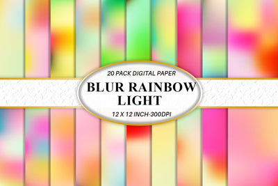 Digital paper gradient blur colorful background Digital Pattern artnoy 