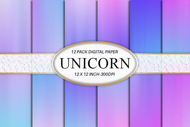 Digital paper gradient Blur texture unicorn blue pink color background Digital Pattern artnoy 
