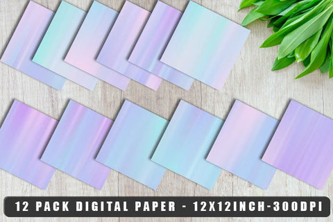 Digital paper gradient Blur texture unicorn color background Digital Pattern artnoy 