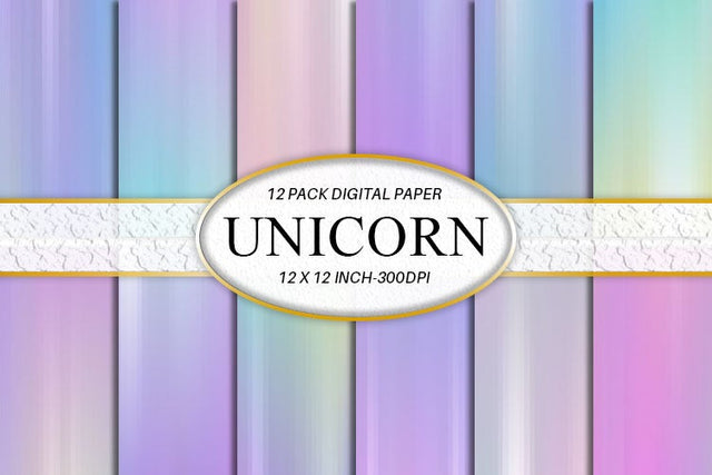 Digital paper gradient Blur texture unicorn color background Digital Pattern artnoy 