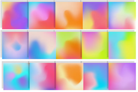 Digital paper Gradient bright color background Digital Pattern artnoy 