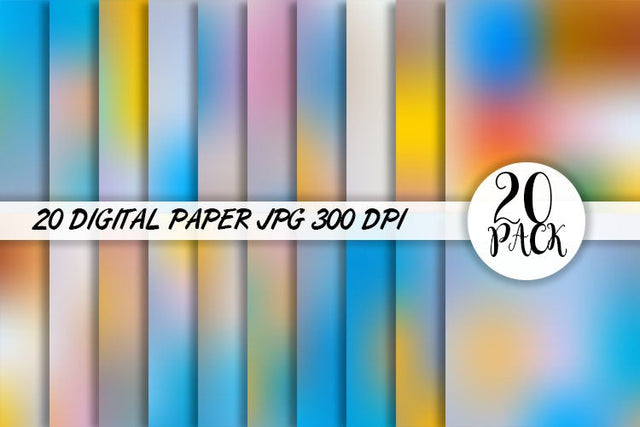 Digital Paper gradient color background Digital Pattern artnoy 
