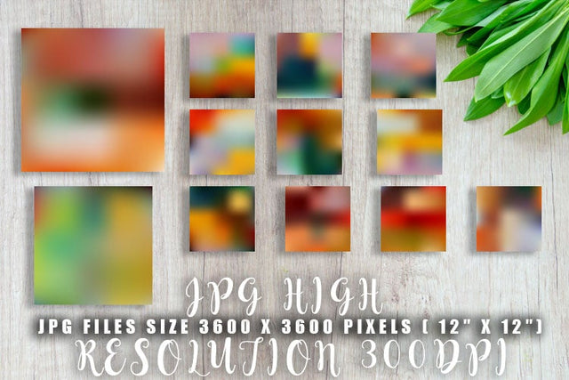 Digital paper gradient color blur background Digital Pattern artnoy 