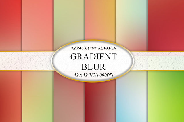 Digital paper gradient color blur background Digital Pattern artnoy 