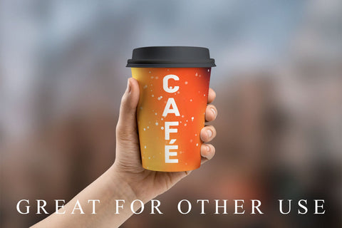 Digital Paper gradient dark orange color and dot background Digital Pattern artnoy 