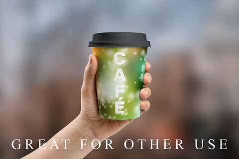 Digital Paper gradient green bokeh background Digital Pattern artnoy 